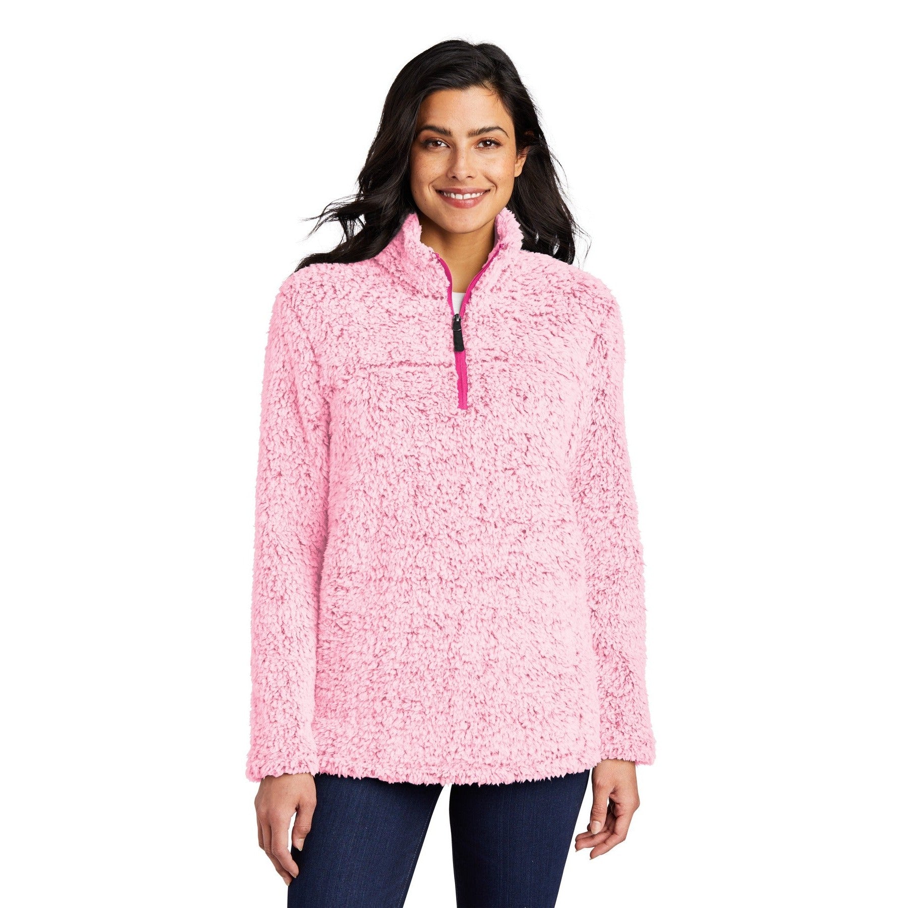 Port Authority-Port Authority® Women's Cozy 1/4-Zip Fleece L130-MedTech-7